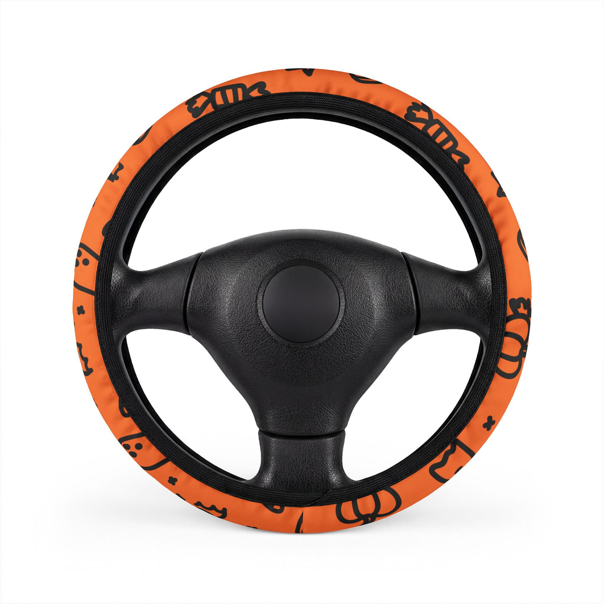 Fun Fetti Halloween Car Steering Wheel Cover