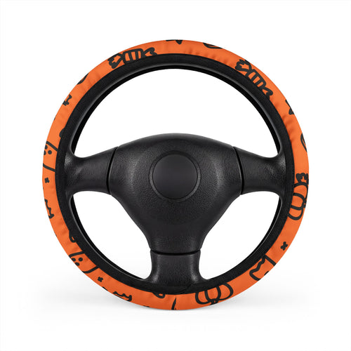 Fun Fetti Halloween Car Steering Wheel Cover