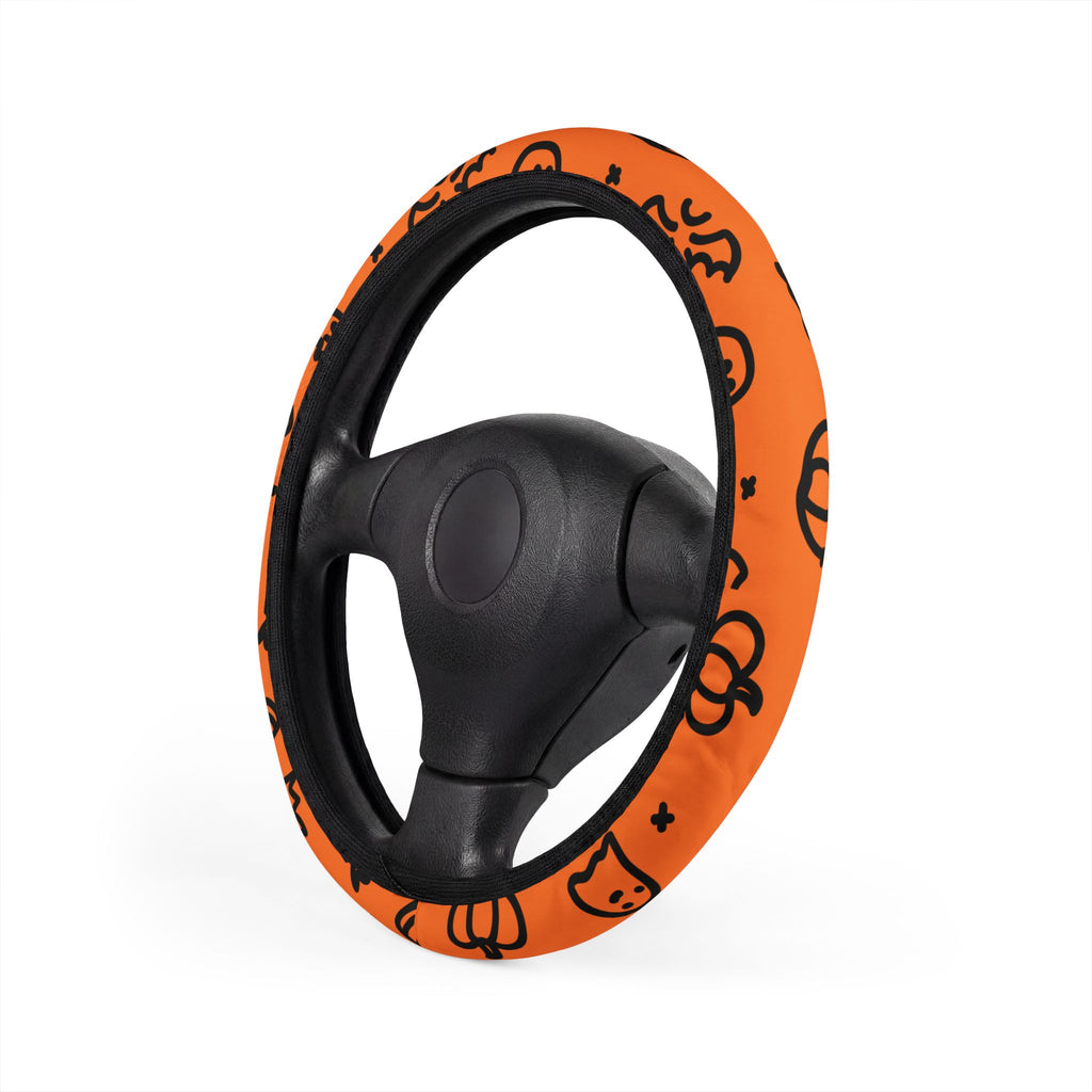Fun Fetti Halloween Car Steering Wheel Cover