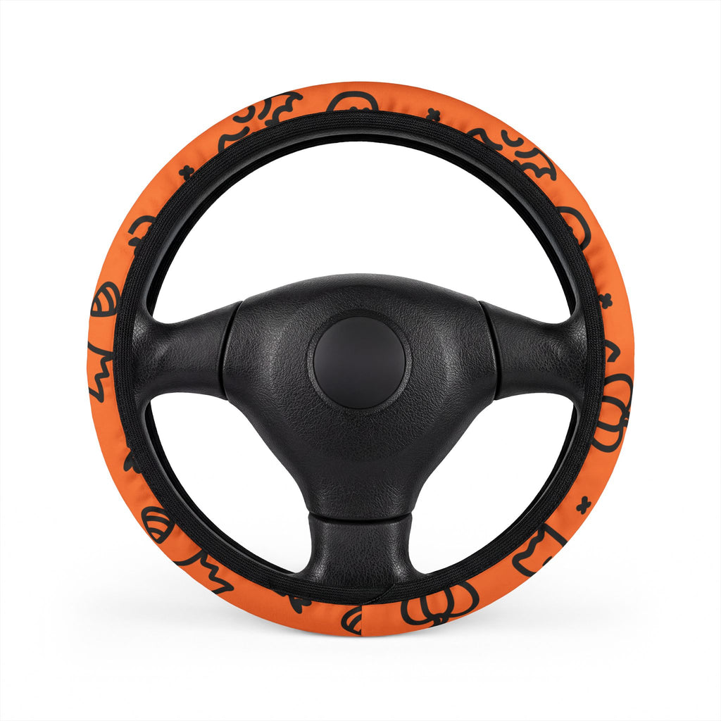 Fun Fetti Halloween Car Steering Wheel Cover