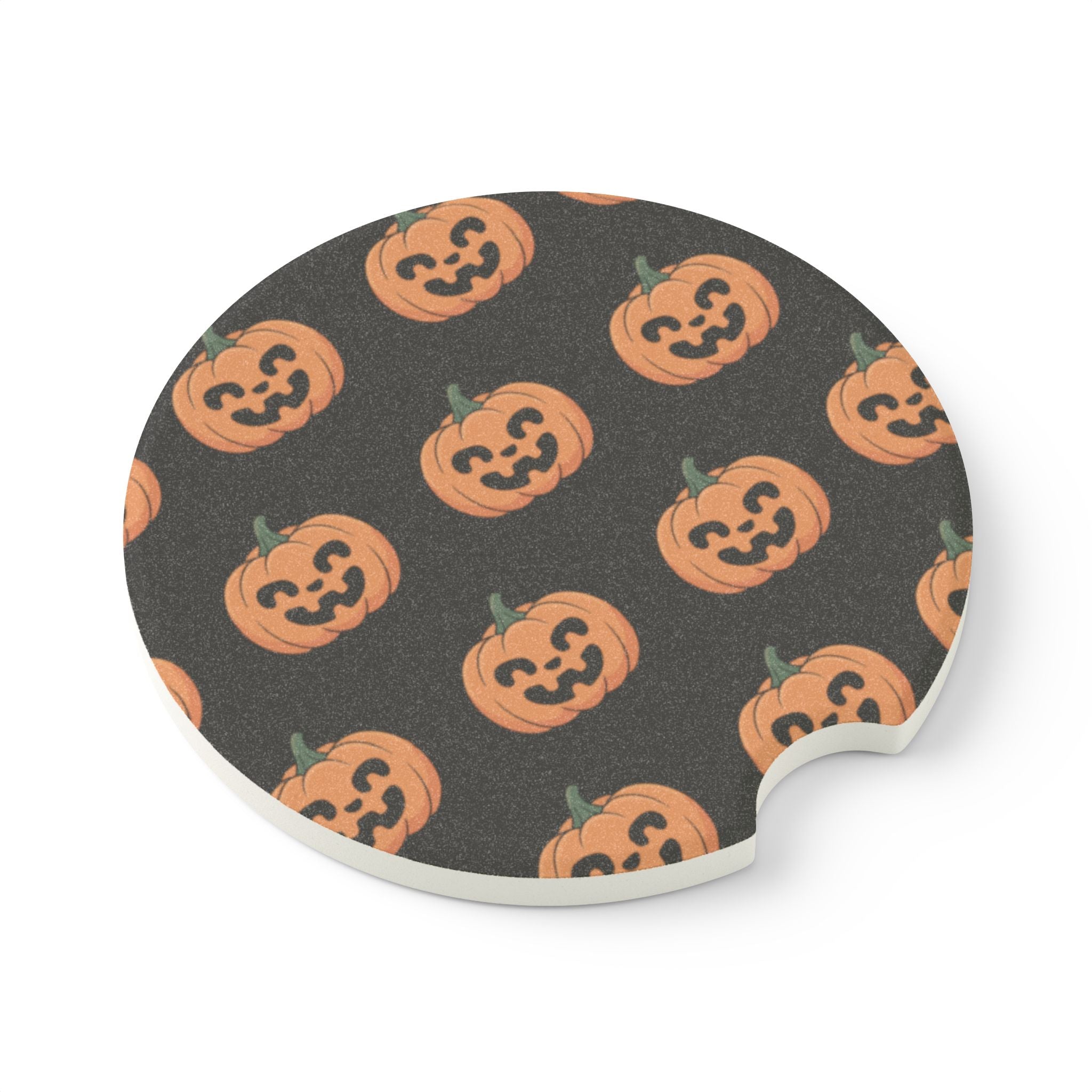 Spooky Pumpkins Car Coaster | Halloween