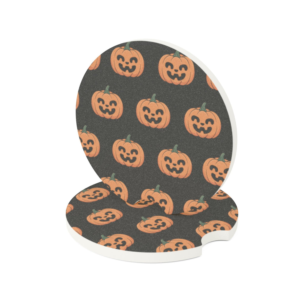 Spooky Pumpkins Car Coaster | Halloween