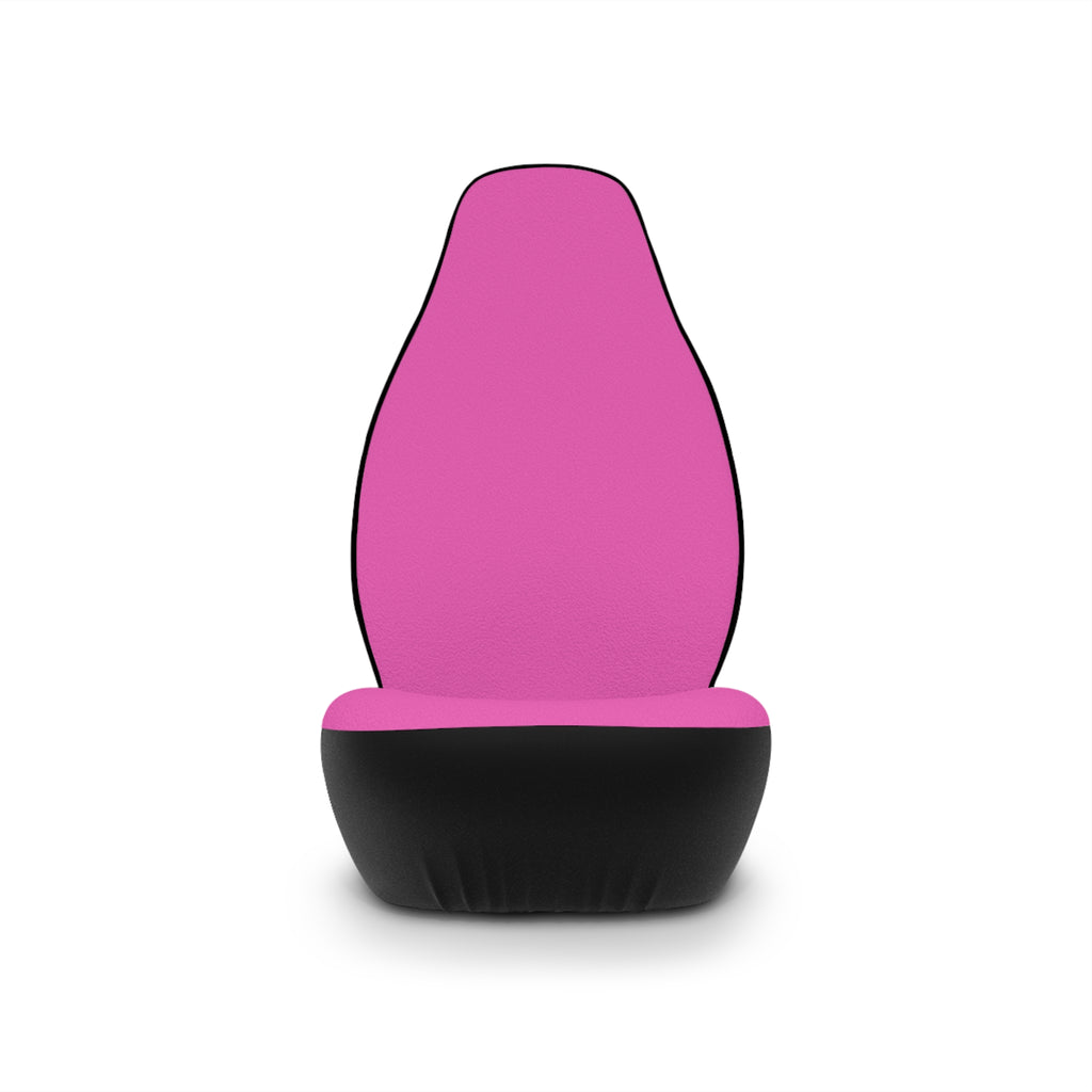 Pink Car Seat Covers — Bright Solid Seat Protectors for Auto Interior