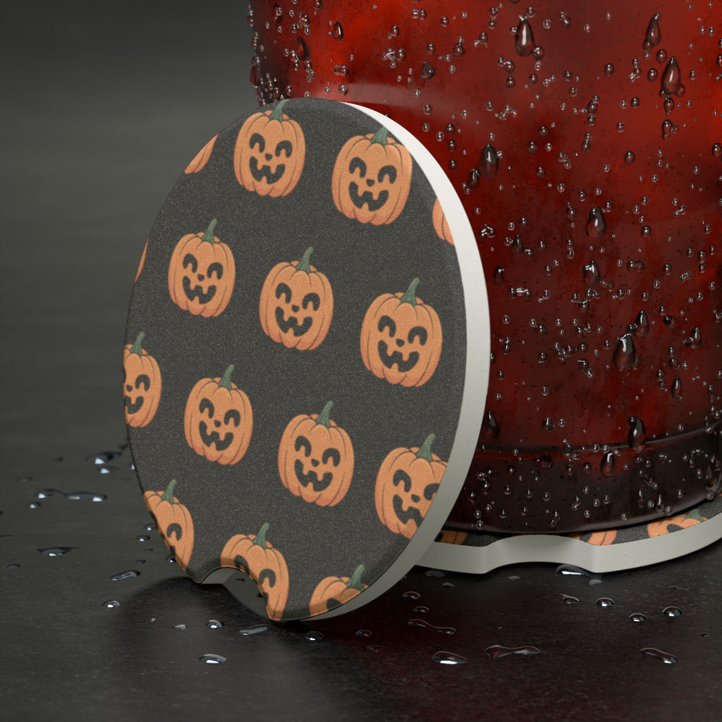 Spooky Pumpkins Car Coaster | Halloween