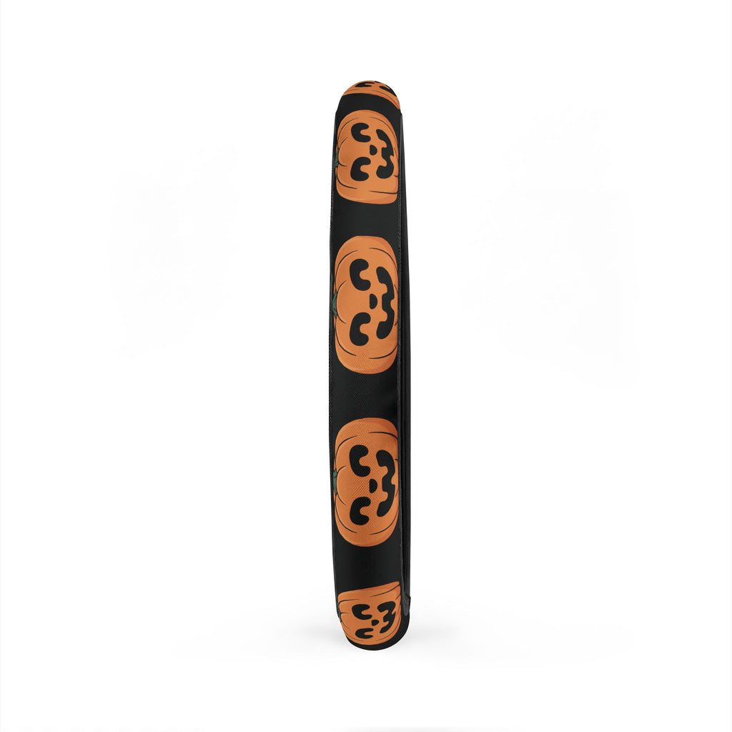 Halloween Jack-O'-Lantern Steering Wheel Cover — Pumpkin Face Car Accessory