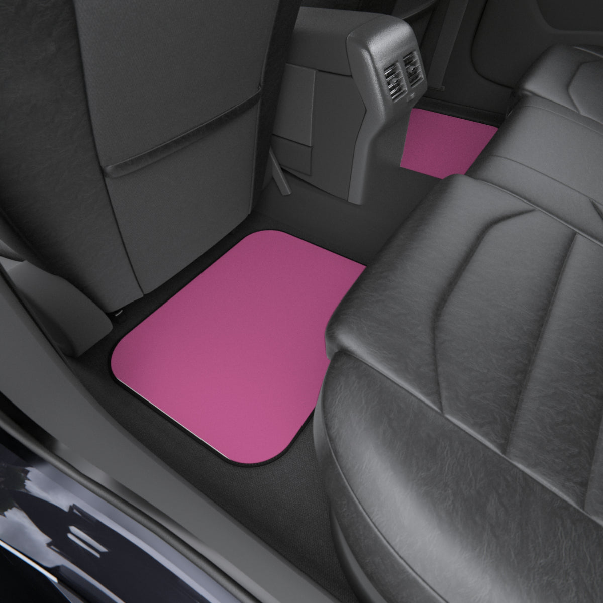 Pink Car Floor Mats Set of 4 — Universal Non-Slip Auto Mats
