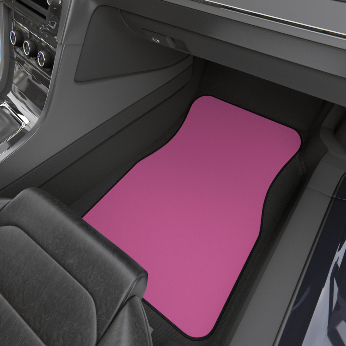 Pink Car Floor Mats Set of 4 — Universal Non-Slip Auto Mats