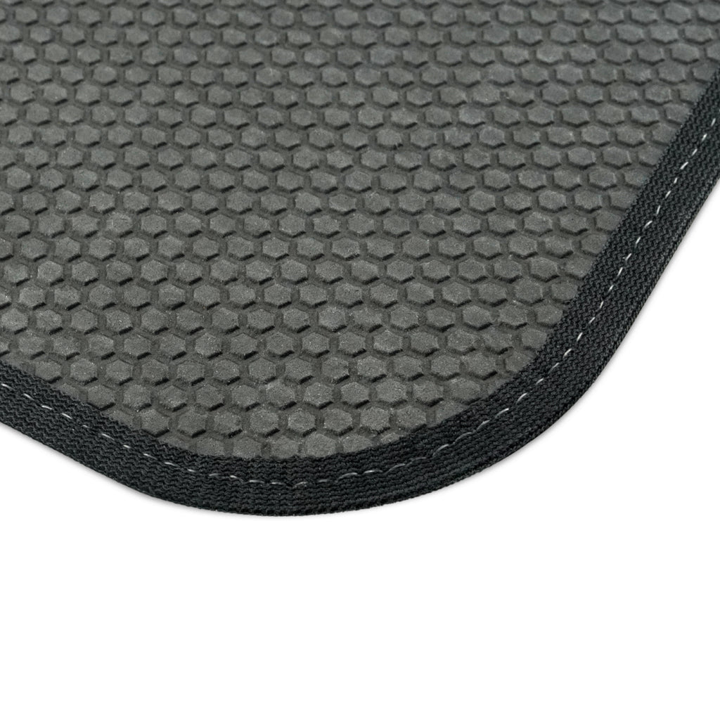 Halloween Pumpkin Car Mats — Halloween Fall Season Rear Seat Floor Mats (2-Pack)