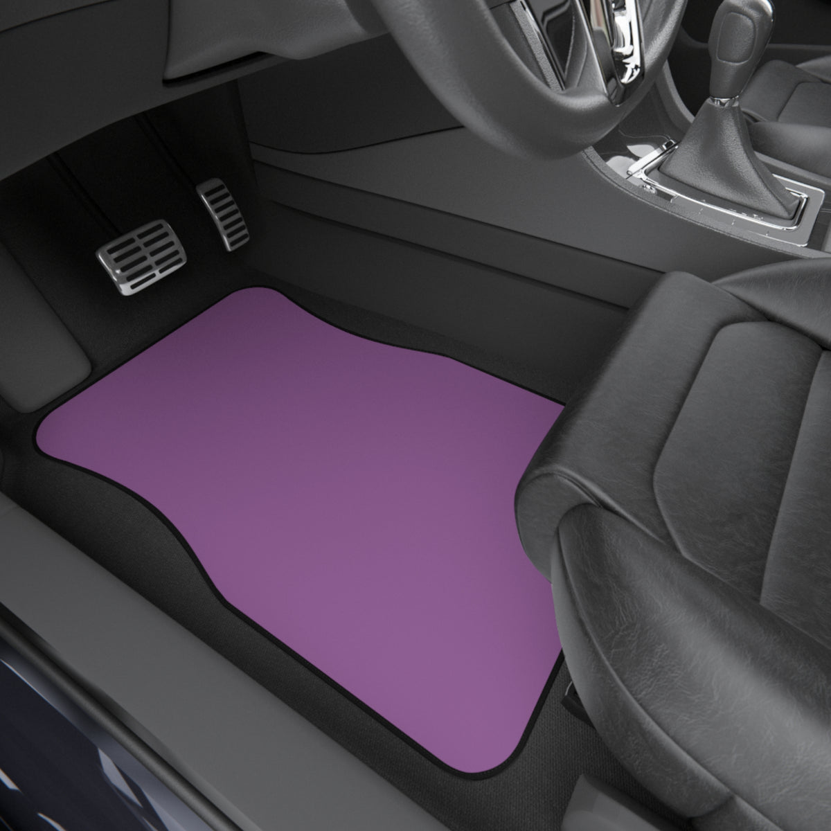 Poetry Purple Car Floor Mats Set of 4 — Universal Non‑Slip All‑Season Protectors