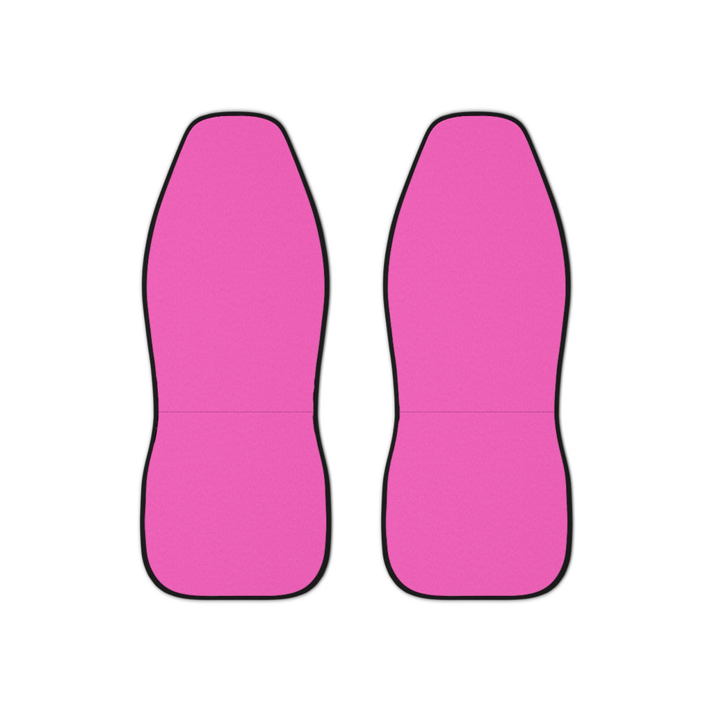 Pink Car Seat Covers — Bright Solid Seat Protectors for Auto Interior