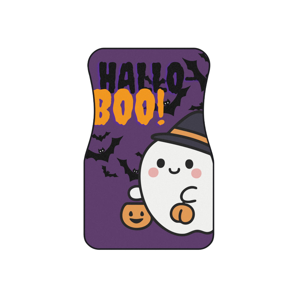Halloween Boo Season Car Mats! Cute Ghost Car Mats (2 Front) Seasonal
