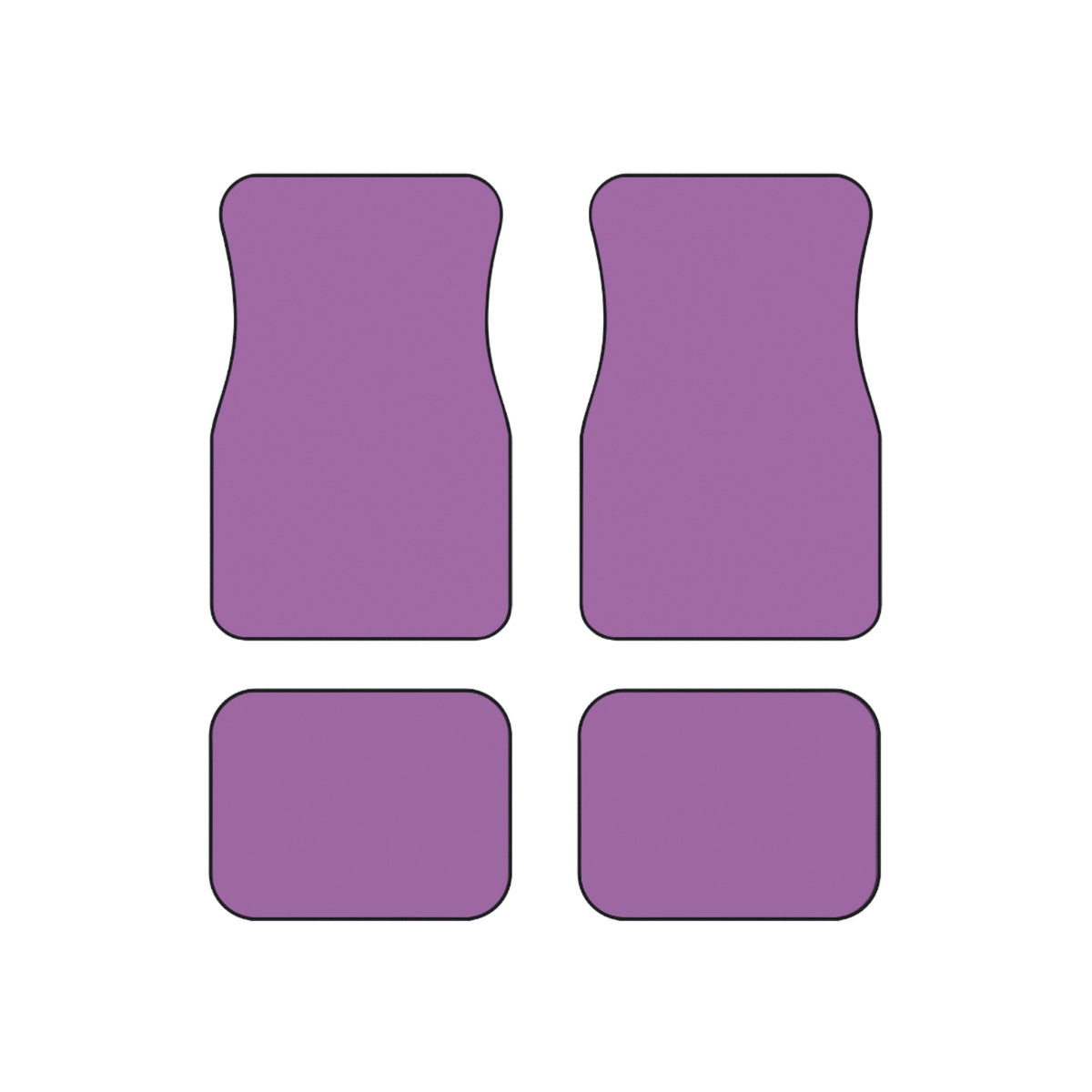 Poetry Purple Car Floor Mats Set of 4 — Universal Non‑Slip All‑Season Protectors
